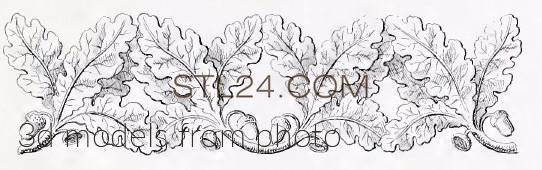 Фризы (FRIESE_0664 -  | 3D model 3DSMAX / OBJ / STL) 3D модель для ЧПУ станка